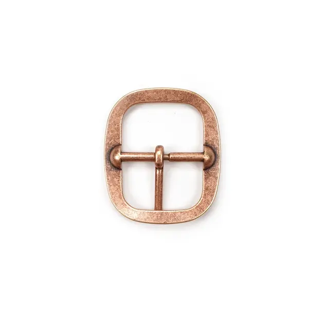 Spenne dobbel 32 mm antikk kobber 