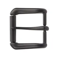 Spenne m/ rulle 38 mm -  Svart Pulverlakkert smidd st&#229;l