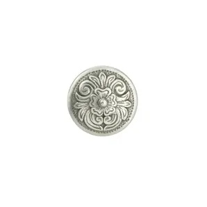 Diablo Conchos Ø20 mm - Antikk sølv Nikkelfri