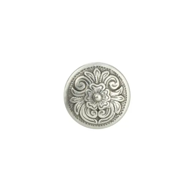 Diablo Conchos Ø20 mm - Antikk sølv Nikkelfri 