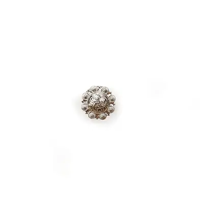 Concho postskrue -Sølv-12 mm 10pak 