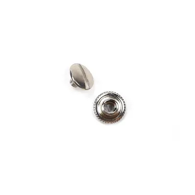 Concho postskrue -Sølv-12 mm 10pak 