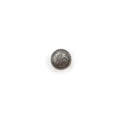 Concho postskrue -Old silver-12 mm 10pak 