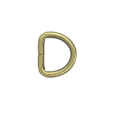 D-ring-sveiset AM 20 mm - 6 pak Antikk messing 