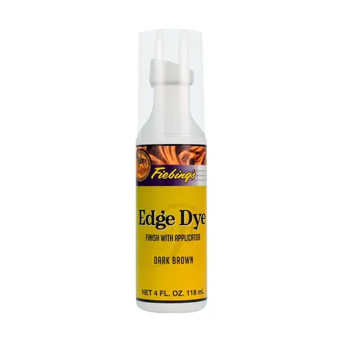 Kantfarge med applikator - M&#248;rk brun Fiebings 118 ml