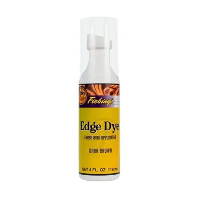 Kantfarge med applikator - Mørk brun Fiebings 118 ml 