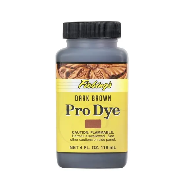 PRO Dye lærfarge - Dark Brown Spritbase - oil 118 ml 