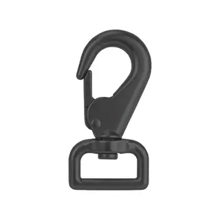 Karabinkrok Heavy duty - 25 mm - MBK Matt svart