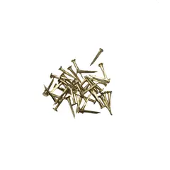 Messing tacks for skos&#229;ling -12,7 mm Massiv messing