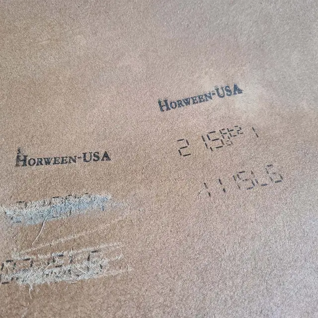 Lærside 1.6-2.0 mm . vegetabilsk - NT Horween - Natur 