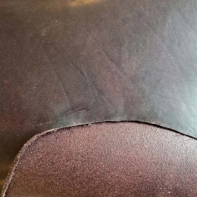 Lærside 1.6-2.0 mm . vegetabilsk - BP Horween - Brun purpel 