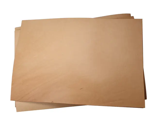Rårandlær 1,8 / 2,2 mm 30x20 cm - tysk Stanset 