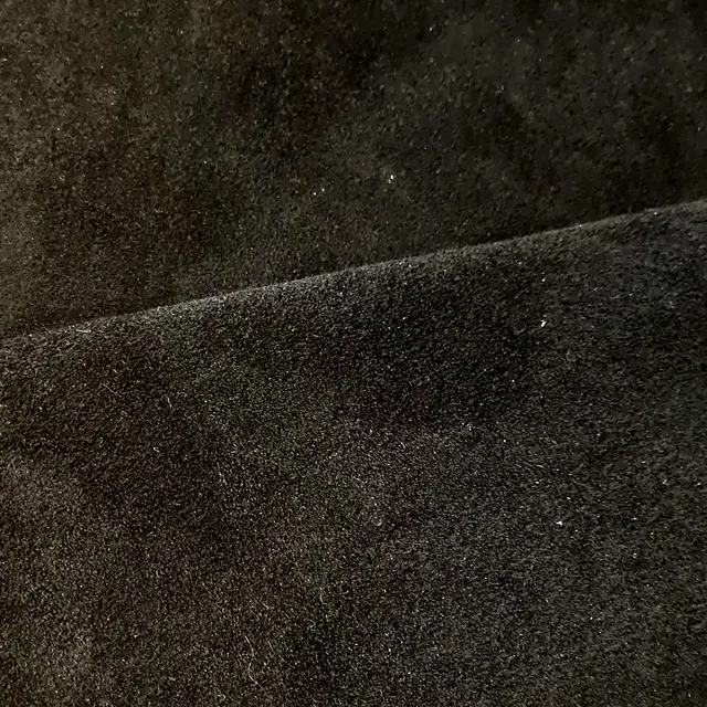 Spalt velour 1.6 mm - Svart 1.2 m2 