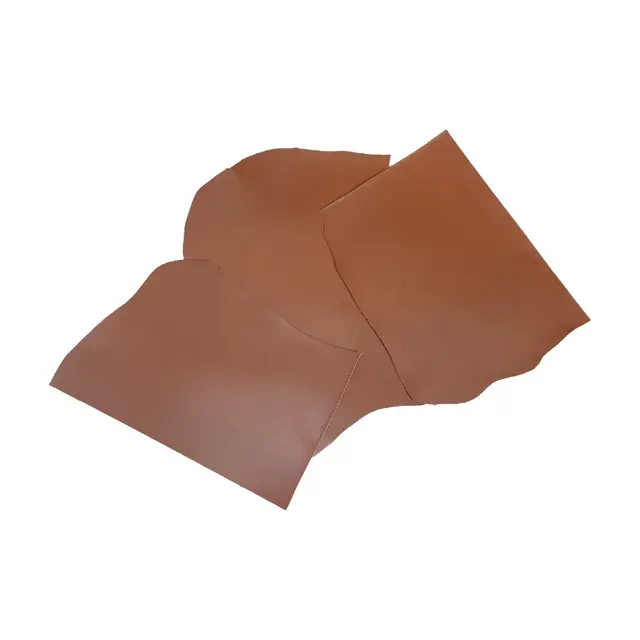 Cognac 1.5-1.7 mm - 1/4 av helt skinn Vegetabilsk Garvet 