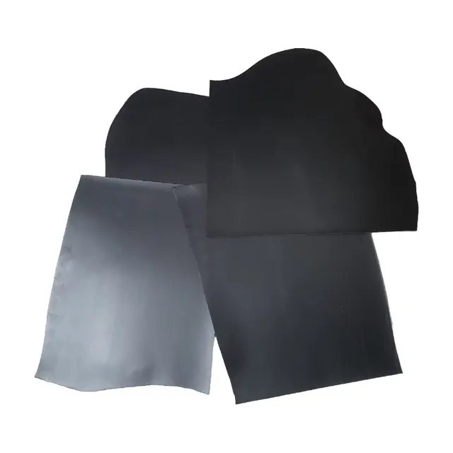 Svart 2.4-2.6mm - 1/4 av helt skinn Vegetabilsk Garvet 