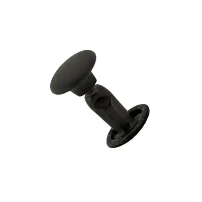 Niter lukket 7x7 - BLK - 100 stk. Svart 