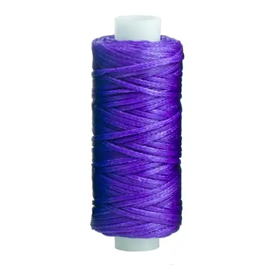 Flettet polyestertråd 1 mm 23 m - Lilla 
