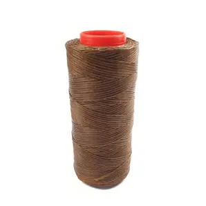 Tr&#229;d syntetisk vokset - Brun 0,8 mm