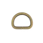 D-ring-sveiset AM 25 mm - 6 pak Antikk messing