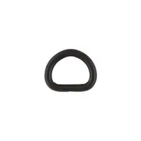 D-ring-sveiset Svart 15,8 mm