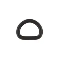 D-ring-sveiset Svart 19 mm