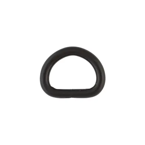 D-ring-sveiset Svart 19 mm