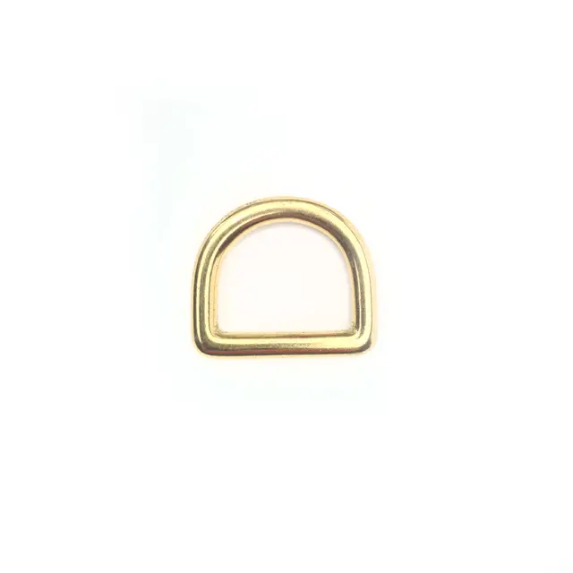 D-ring- støpt messingl 22/4 mm 