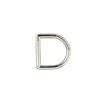 D-ring-sveiset nikkel 20x3.0mm - 4 pak 