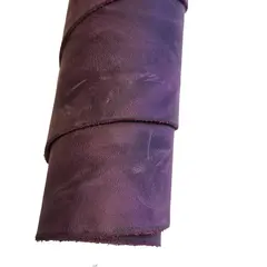 Crazy Horse &quot;Wax&quot;- Pull-up Avkapp! Vegetab. Garvet  Lilla 30x30 cm
