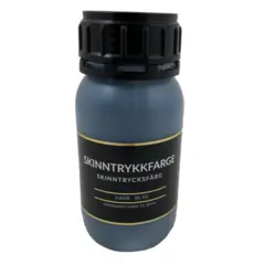Skinnfelltrykkfarge Mørk blå 0,25 L Vannbasert