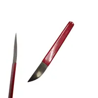 Skomakerkniv m/ gummihåndtak- Buet 230 x 24 mm
