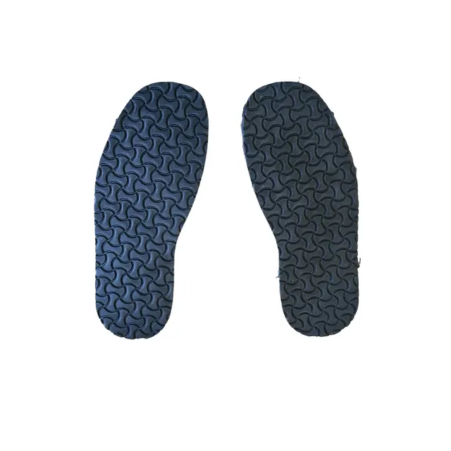 Gummisåle - Birkenstock mønster - svart Svart - one size 