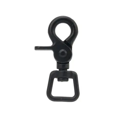 Trigger snap b&#248;yle 16 mm - Svart Pulver lakkert