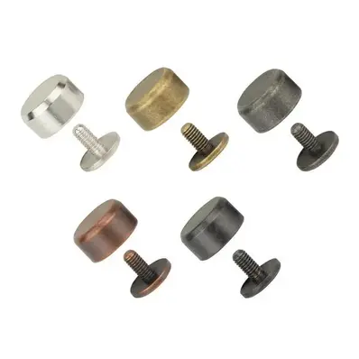 Veskeføtter - Ø10x6 mm - AC 4 pak Messing 