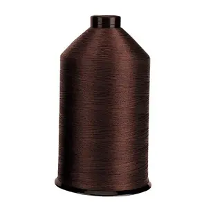 Tr&#229;d #207 nylon - brun 4 OZ