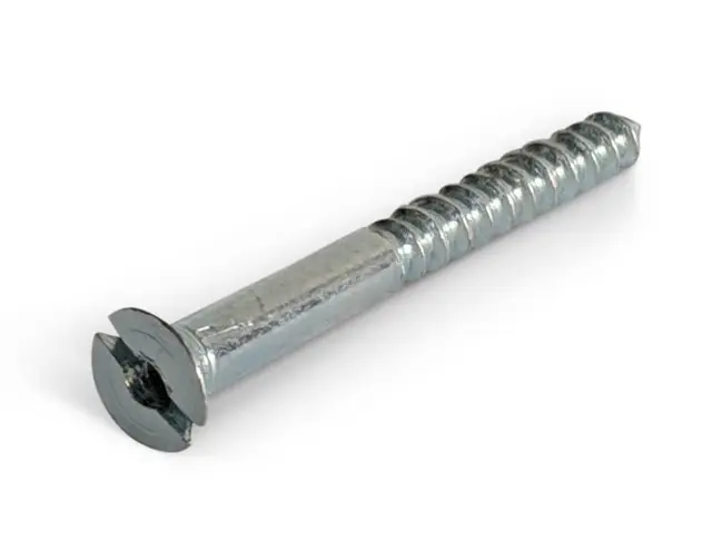 Skrue for dekorlokk for tre 4,2x30mm. 6BA Gjenge i hodet 