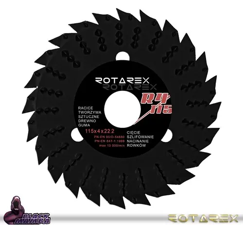 Universalkutter Rotarex R4 Ø115mm. 