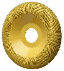 Slipedisk 4" Ø100mm - Hm Carbide Coated - Gul/Fin