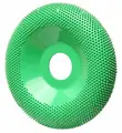 Slipedisk 4" Ø100mm - Hm Carbide Coated - Grønn/Grov