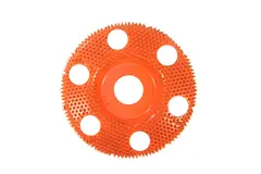 Slipedisk Flat med Hull 4&quot; &#216;100mm Carbide Coated - Oransje/X-Grov