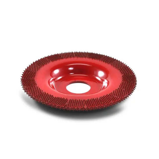 Slipedisk 4" Ø100mm Flat Carbide Coated - Rød/Medium 