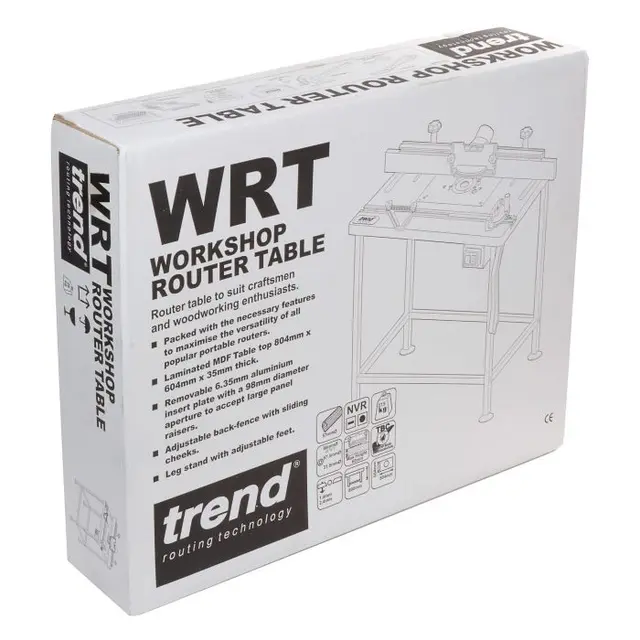 Trend Frittstående Fresebord WRT/EURO. Komplett med bryter og mye utstyr. 