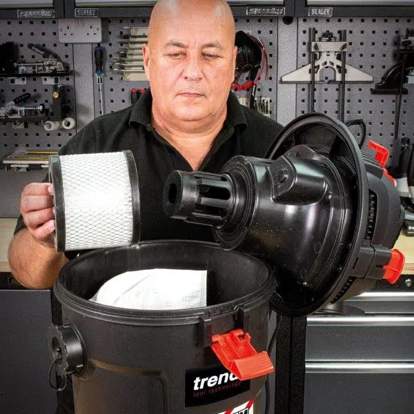 Støvsuger Trend T33A/EURO. Våt/Tørr 1200W. M-klasse Filter. 