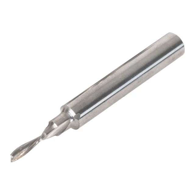 Nedskjærende spiralfres 3x14 mm 1/4" UJK, hardmetall, til Komplett Inlay Kit 