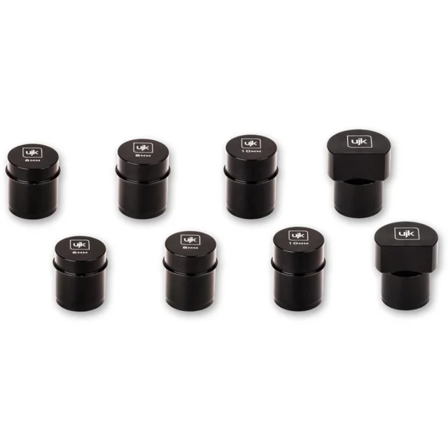 UJK benkehaker lav profil – 8 stk For 20 mm benkehull 