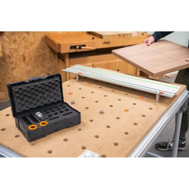 UJK tilbehørssett for styreskinne For UJK Parf Guide System og MFT-bord 