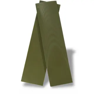 UltreX G10 olivengrønne skaftplater Par – 4.8 × 38.1 × 152.4 mm