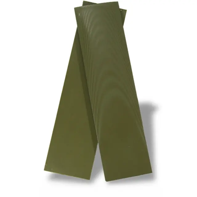 UltreX G10 olivengrønne skaftplater Par – 4.8 × 38.1 × 152.4 mm 