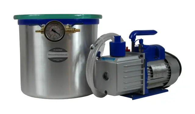 Vakuumsett med Pumpe og Kammer 20L kammer og VP260 Pumpe 