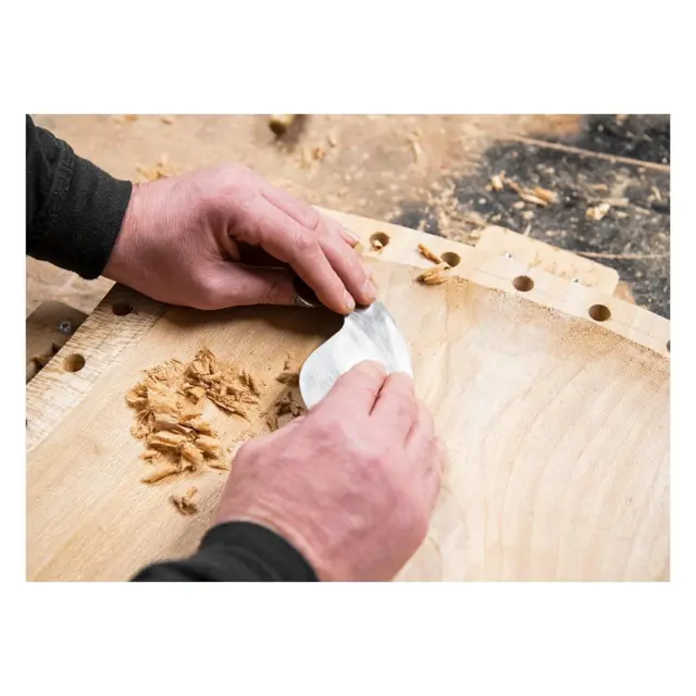 Veritas sett med 3 buede skraper 0,6 mm tykke 